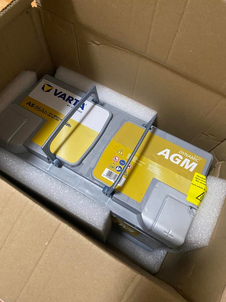AGM VARTA 12v 95Ah accu NIEUW, Ophalen, Nieuw