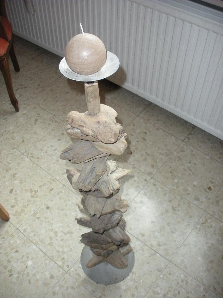 Chandelier sur pied en métal., Maison & Meubles, Accessoires pour la Maison | Bougeoirs & Bougies, 75 cm ou plus, Comme neuf, Enlèvement