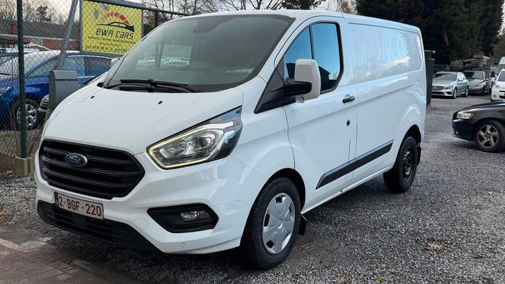 Ford Transit Custom 2.0 diesel Automaat bj 2021, Auto's, Ford, Bedrijf, Te koop, Transit, Metaalkleur, Diesel, Euro 6, A, Overige carrosserie