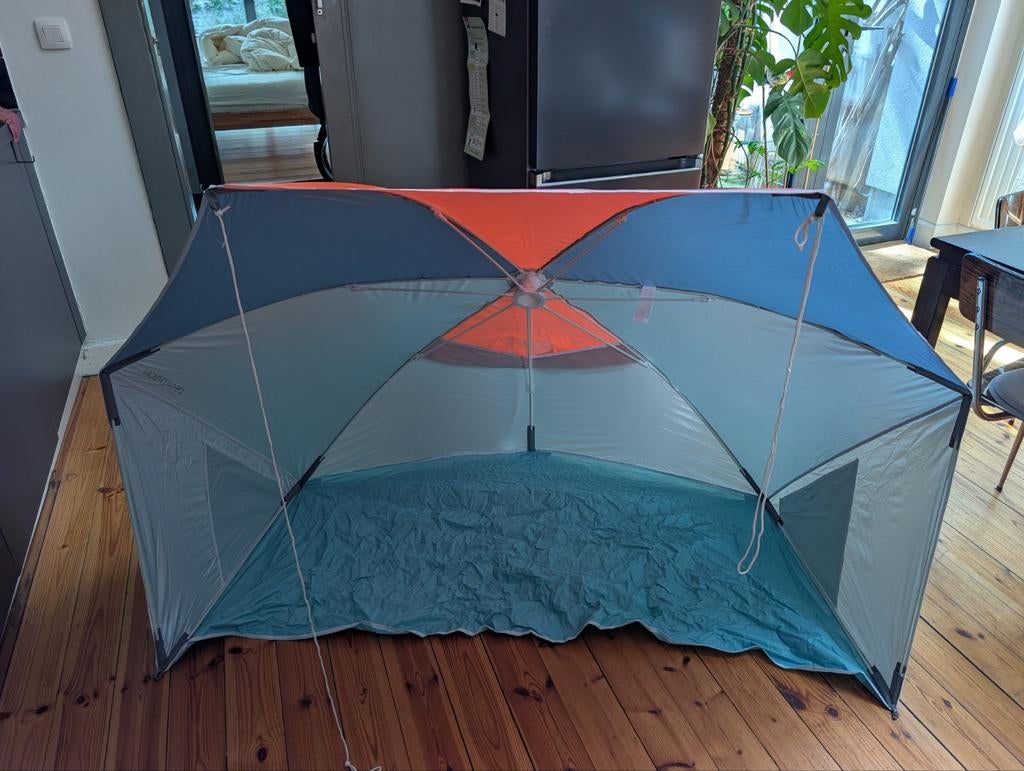 Compacte strandtent 3p met UPF 50+