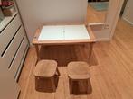 Kindertafeltje en 2x krukjes, Ophalen, Gebruikt, Overige typen