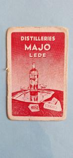 Carte à jouer Lede_Distilleries Majo_rood_281, Enlèvement ou Envoi, Utilisé, Carte(s) à jouer