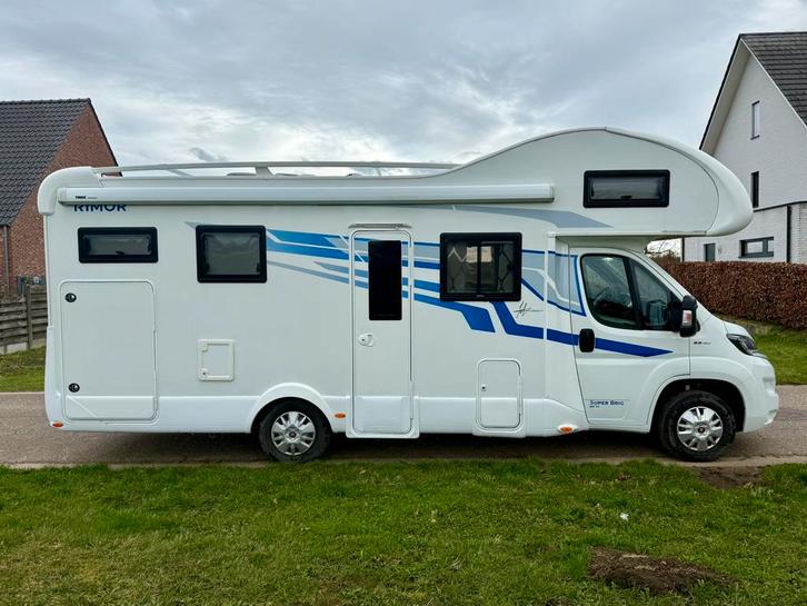 Mobilhome Rimor Superbrig, Caravanes & Camping, Camping-cars, Particulier, Alcôve, Fiat, Douche, Enlèvement