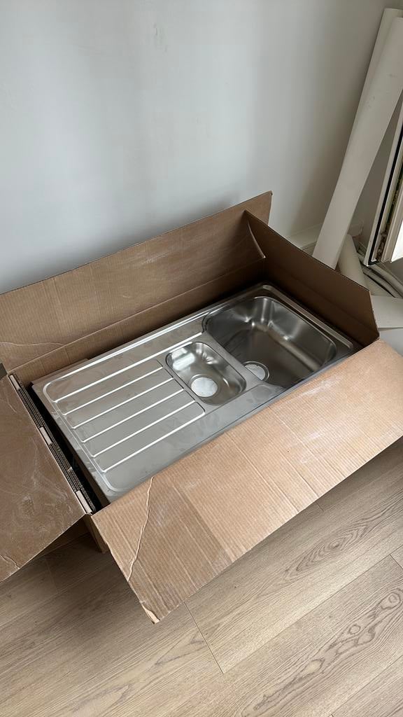 Nieuwe Franke spoelbak, Bricolage & Construction, Sanitaire, Neuf, Inox, Enlèvement