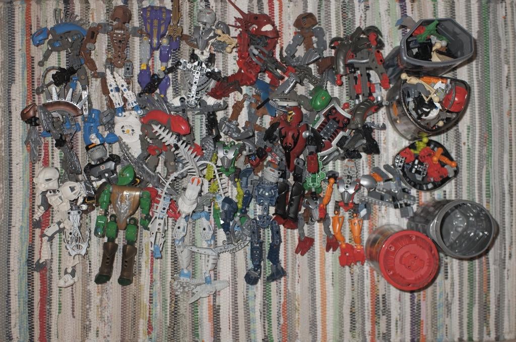 lot LEGO Bionicle, Knight’s Kingdom en losse stukken, Ophalen, Gebruikt, Bionicle, Lego