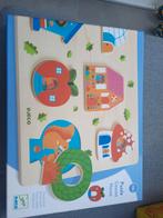 Houten puzzel djeco, Kinderen en Baby's, Ophalen, Zo goed als nieuw
