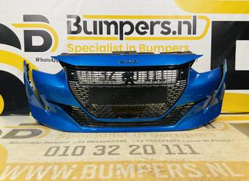 BUMPER Peugeot 208 GTline GT-Line 6xpdc 2019-2022  VOORBUMPE