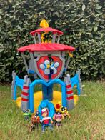 Paw patrol uitkijktoren en vrachtwagen en figuren, Kinderen en Baby's, Ophalen, Zo goed als nieuw