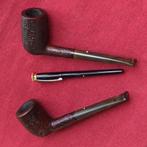 DUNHILL SHELL BRIAR 2-pijps N704 en 50 F/T + gereedschap, Ophalen of Verzenden, Gebruikt, Overige typen