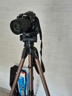 Nikon D3100 digitale camera fototoestel, hoog statief tripod, Audio, Tv en Foto, Ophalen of Verzenden, Zo goed als nieuw, Spiegelreflex