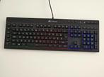 Corsair K55 RGB Gaming Toetsenbord AZERTY | Verlicht |, Computers en Software, Toetsenborden, Ophalen, Gebruikt, Gaming toetsenbord
