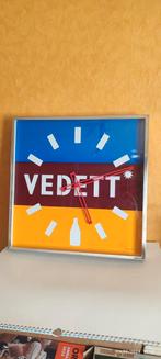 Horloge bière VEDETT ., Enlèvement, Utilisé, Panneau publicitaire