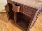 Compacte antieke bureaukast, Huis en Inrichting, Kasten | Dressoirs, Gebruikt, Eikenhout, 50 tot 100 cm, Met lade(s)