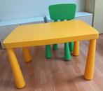 Gele speeltafel + groene stoel Ikea, Kinderen en Baby's, Ophalen, Gebruikt