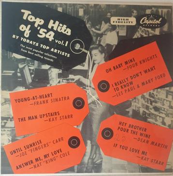 Top hits of 1954 vol.1   10 inch elpee beschikbaar voor biedingen