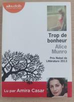 Audiolib - Alice Munro - Trop de bonheur, Boeken, Cd, Ophalen of Verzenden, Alice Munro, Volwassene