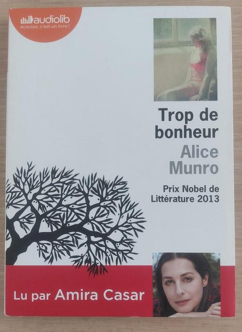 Audiolib - Alice Munro - Trop de bonheur, Boeken, Luisterboeken, Cd, Volwassene, Ophalen of Verzenden