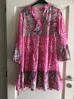 Nieuw mooi zomerkleedje in multicolor roze Mt: L, Kleding | Dames, Jurken, Maat 42/44 (L), Nieuw, Ophalen of Verzenden, Knielengte