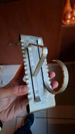 Vintage metalen (tin?) Toastrek of servethouder, Ophalen