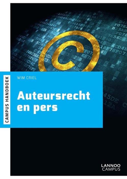 Auteursrecht en pers,  Wim Criel, Boeken, Studieboeken en Cursussen, Ophalen