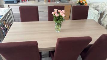 Table avec 6 chaises, Enlèvement