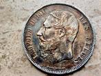 BELGIQUE 5 FRANCS LÉOPOLD II 1870 MAGNIFIQUE, Timbres & Monnaies, Monnaies | Belgique, Enlèvement ou Envoi, Monnaie en vrac, Argent
