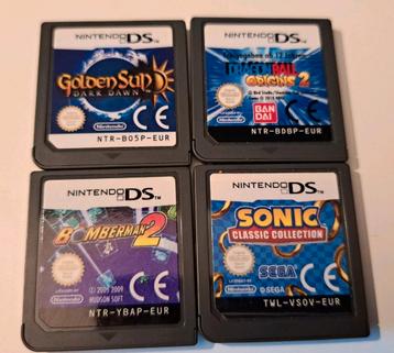 Golden sun bomberman sonic dragon ball nintendo ds, Enlèvement ou Envoi, Comme neuf