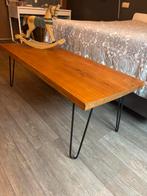 Table basse salon metal chene plein, Maison & Meubles, Tables | Tables à manger, Enlèvement, Comme neuf, Chêne