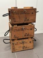 Nog 2 houten munitiekisten, Collections, Objets militaires | Général, Enlèvement ou Envoi