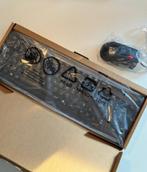 Lenovo Keyboard + Mouse Combo (Black, Wired, AZERTY), Ophalen of Verzenden, Multimediatoetsen, Nieuw, Azerty