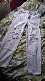 Lichtblauwe jeans met gaatjes, Kleding | Dames, Spijkerbroeken en Jeans, Ophalen of Verzenden, Blauw