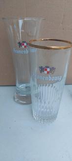 2 kronenbourg glazen, Verzamelen, Ophalen of Verzenden, Zo goed als nieuw