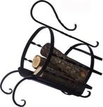 Houtbak en of met haardset voor haardhout, Huis en Inrichting, Overige materialen, Mand, Nieuw, Ophalen of Verzenden