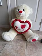 grote pluche beer " I LOVE YOU " 90 cm, Ophalen, Zo goed als nieuw, Stoffen beer, Overige merken