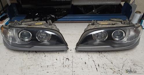 Koplamp set BMW 3 serie E46 63127165897 7165897 63127165898, Auto-onderdelen, Verlichting, Gebruikt, Ophalen of Verzenden