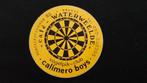Sticker café Waterweelde Brugge vogelpik darts Calimero boys, Collections, Autocollants, Comme neuf, Sport, Enlèvement ou Envoi