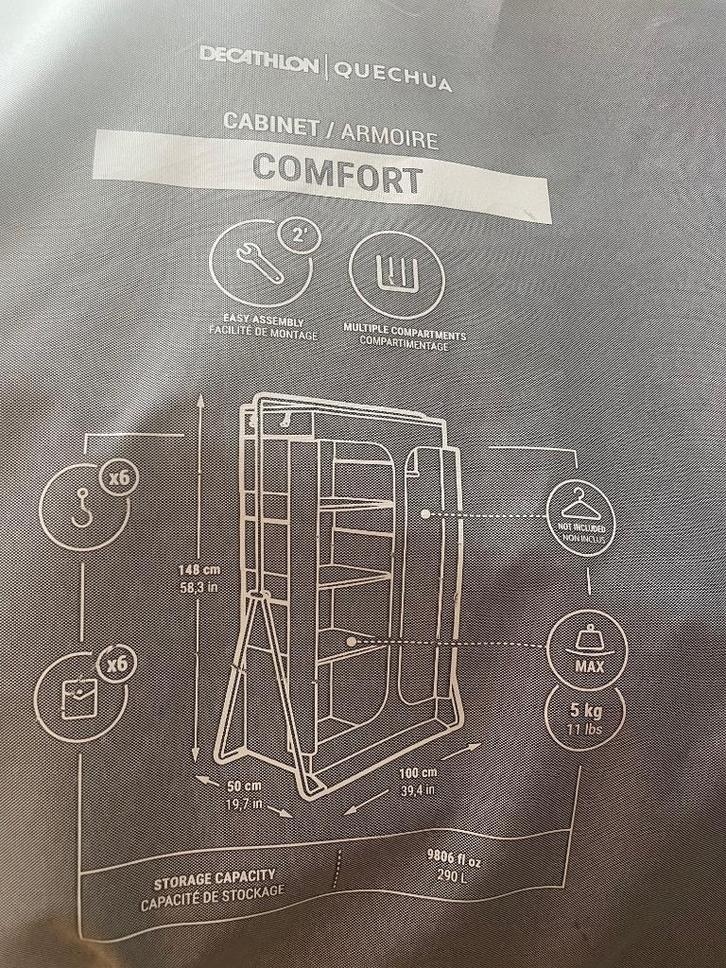 Camping kast, Caravans en Kamperen, Kampeermeubelen, Zo goed als nieuw, Campingkast, Ophalen