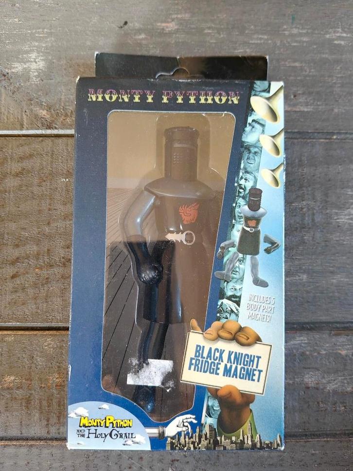 vintage Monty Python and the Holy Grail Black Knight Magnet, Verzamelen, Speelgoed, Nieuw, Ophalen of Verzenden