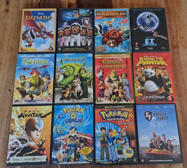 Lotje van 12 dvd's, Cd's en Dvd's, Dvd's | Tekenfilms en Animatie, Gebruikt, Amerikaans, Tekenfilm, Alle leeftijden, Ophalen of Verzenden