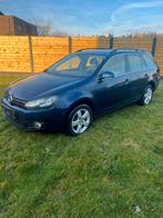 Vw golf 6 variant 1.6tdi automaat met zeer vele opties, Cuir, Euro 5, Achat, Beige
