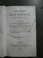 Relation d'un voyage fait à Londres 1814, Enlèvement ou Envoi