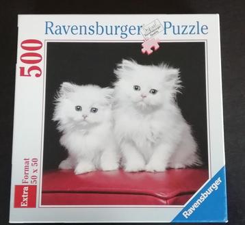 Ravensburger puzzel katjes extra formaat 500 stuks 