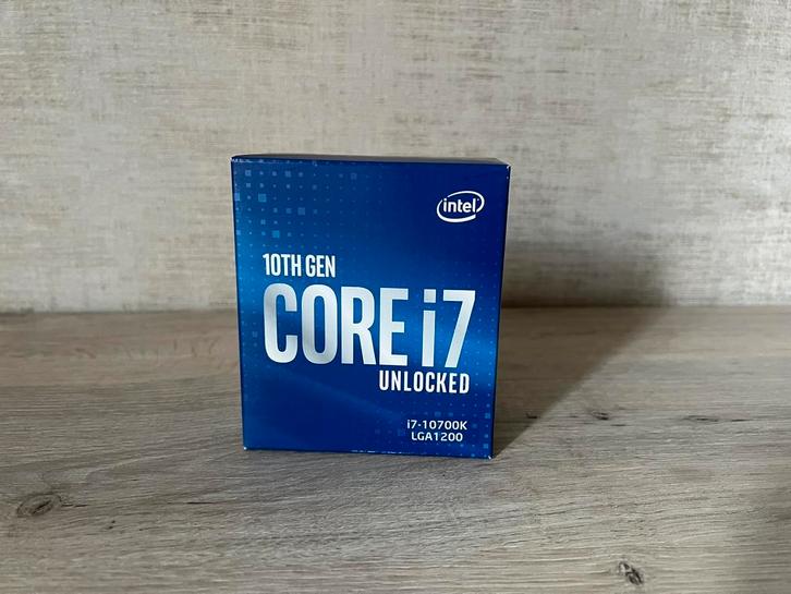 Intel Core i7 - 10700K - 10E GENERATIE, Computers en Software, Processors, Zo goed als nieuw, 8-core, 4 Ghz of meer, Ophalen