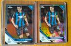 2 kaarten topps Champions League Hans Vanaken Club Brugge, Verzamelen, Ophalen of Verzenden, Zo goed als nieuw
