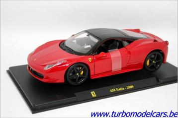 Ferrari 458 Italia 2009 1/24 Burago beschikbaar voor biedingen