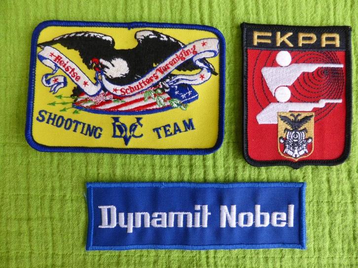 3 Badges Sportschieten, Verzamelen, Overige Verzamelen, Nieuw, Verzenden