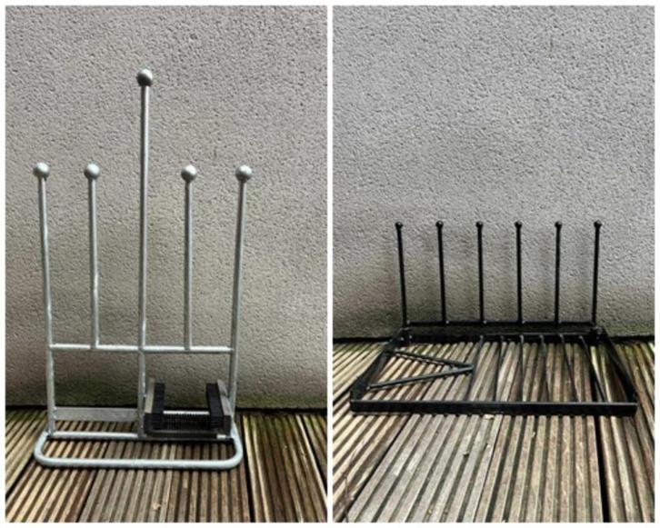 Laarzenrek 2 stuks, Tuin en Terras, Overige Tuin en Terras, Zo goed als nieuw, Ophalen