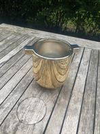Klein goudkleurig potje, Tuin en Terras, Bloembakken en Plantenbakken, Ophalen, Gebruikt, Minder dan 30 cm, Minder dan 60 cm