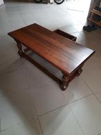 Antieke voleiken salontafel, Enlèvement, Comme neuf