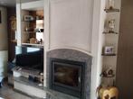 Inbouwcasette Barbas en schouw in graniet, Huis en Inrichting, Haarden, Ophalen, Gebruikt, Inbouwhaard, Houthaard